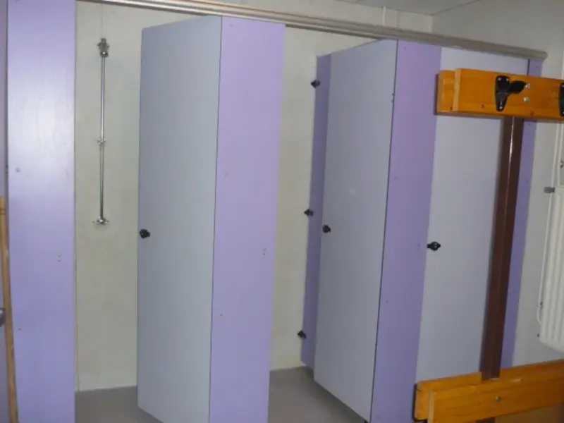 Douches au premier étage